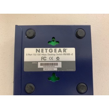Netgear FS105 V2 5 Port 10/100 Mbps Desktop Switch